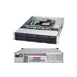 Серверный корпус SUPERMICRO (2U Rack, 560W 8x3.5quot; SAS/SATA, E-ATX/ATX)