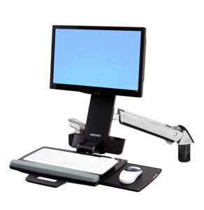 Ergotron 45-266-026/216 StyleView Sit-Stand Combo Arm Комбинированное настенное крепление для монитора и клавиатуры