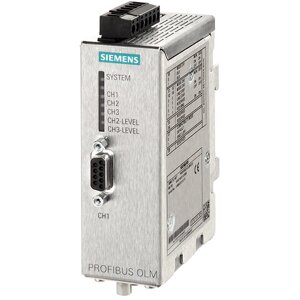 6GK1503-3CB00 Модуль связи оптический PB OLM/G12 V4.0, 1 порт RS485 и 2 стеклянных FOC-интерфейса (до 2850м) SIMATIC