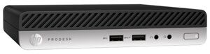 Настольный компьютер HP ProDesk 400 G4 DM (5BL67ES) Tiny-Desktop/Intel Core i3-8100T/4 ГБ/16 ГБ SSD+1 ТБ HDD/Intel UHD