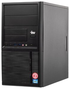 Настольный компьютер iRu Office 225 MT (1176401) Midi-Tower/AMD Ryzen 5 2400G/8 ГБ/240 ГБ SSD/AMD Radeon RX Vega