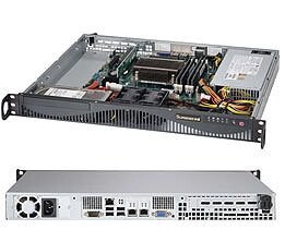 Серверная платформа 1U Supermicro SYS-5018D-MF (1x1150, C224, 4x UDDR3 ECC 1.5v, 2x3.5quot; int, (x8) FH, 2GE, 350W