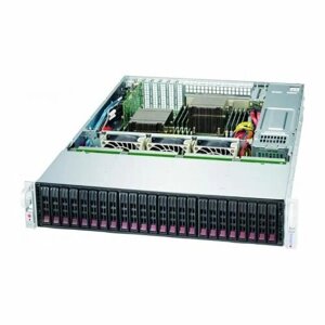 Корпус серверный Supermicro CSE-216BE1C4-R1K23LPB 2U (24 x 2.5quot; HS Bays, 12G SAS3, 13quot; x 13.68quot;, EE-ATX,