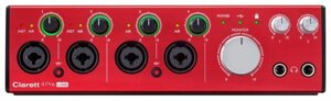 Внешняя звуковая карта Focusrite Clarett 4Pre USB