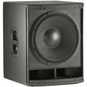 JBL PRX418S компактный сабвуфер 800Вт/1600Вт/3200Вт (продолжительная/программная/пиковая), 36кг, 8 Ом, М20 стакан.