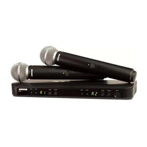 SHURE BLX288E/SM58 M17 662-686 MHz двухканальная радиосистема с двумя ручными передатчиками SM58