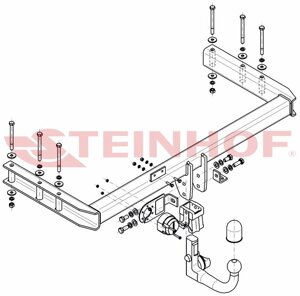 Фаркоп Steinhof для Audi Q5 (от 2008 г. в.) Съёмный