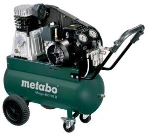 Компрессор масляный Metabo Mega 400-50 D, 50 л, 2.2 кВт