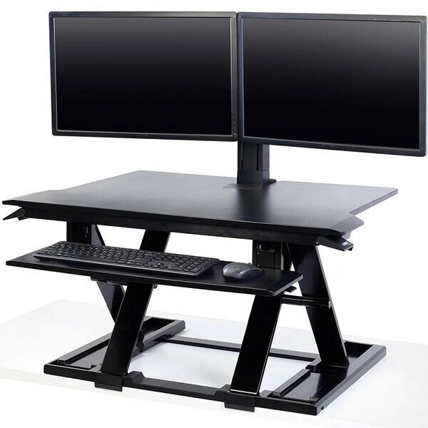 Платформа Ergotron 33-467-921 WorkFit-TX Standing Desk Converter, чёрная от компании MetSnab - фото 1