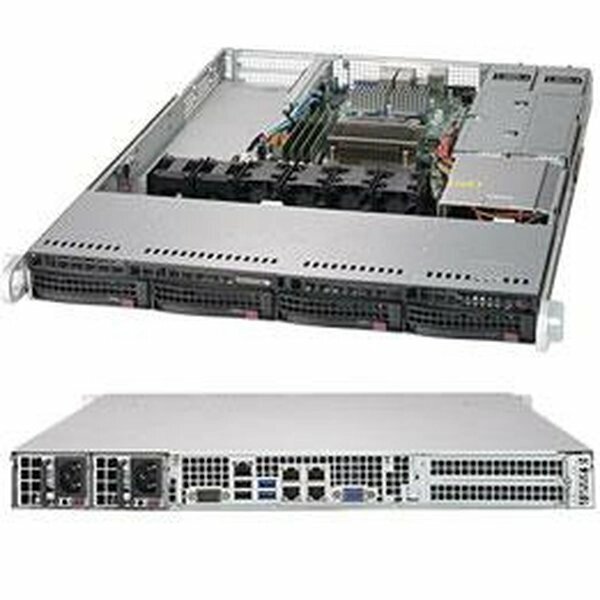 Платформа системного блока SYS-5019S-W4TR 1U Rackmount CSE-815TQC-R504WB3 X11SSW-4TF SATA3 от компании MetSnab - фото 1