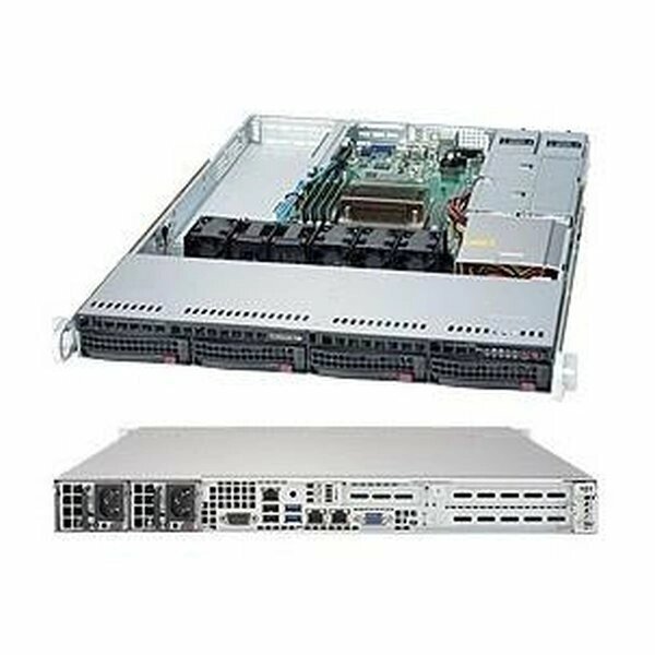 Платформа системного блока SYS-5019S-WR 1U 2x500W Rackmount SC815TQC-R504WB X11SSW-F (LGA1151 4xDDR4 4xSATA3 2xUSB3.0 от компании MetSnab - фото 1