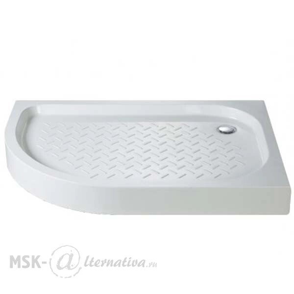 Поддон из литьевого мрамора Cezares TRAY-S-RH-120/90-13-W-R от компании MetSnab - фото 1