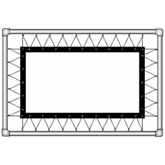 Полотно на люверсах Corvus (16:9) 426х248 (Z 404х226/9 PW-PS/S) от компании MetSnab - фото 1