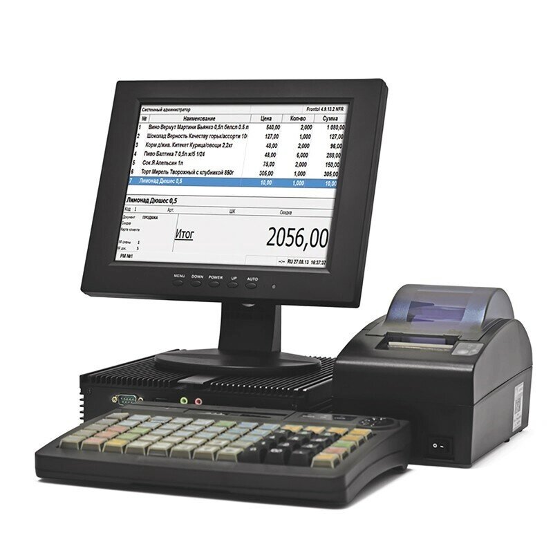 POS-система АТОЛ Ритейл Pro [без ФР, Windows POSReady, Frontol 6, NFD10, LM10, КВ-60, MSR123] (49349) АТОЛ Ритейл 54 Pro от компании MetSnab - фото 1