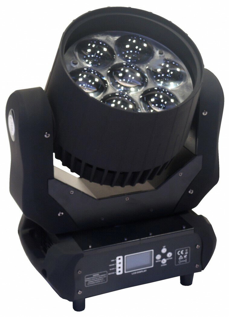 Поворотная LED WASH голова EURO DJ LED ZOOM 740 от компании MetSnab - фото 1