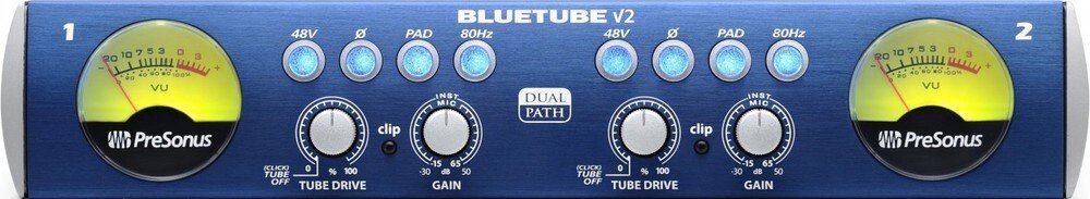 PreSonus BlueTube DP V2 ламповый 2-канальный мик/инстр. преамп от компании MetSnab - фото 1