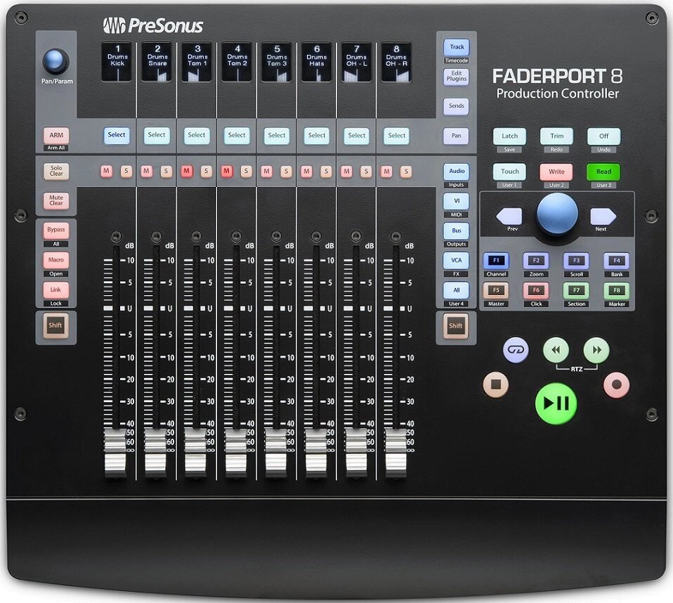 PreSonus FaderPort 8 USB-контроллер от компании MetSnab - фото 1