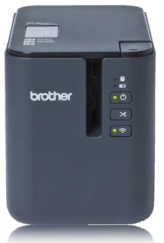 Принтер для печати наклеек Brother PT-P900W (настольный, авторезак, ленты от 3,5 до 36мм, до 60 мм/сек, до 360x720dpi, от компании MetSnab - фото 1