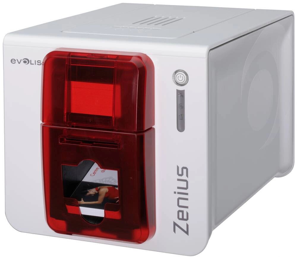 Принтер Evolis Zenius Classic CardPresso XS (огненно-красный) (Evolis ZN1U0000RS MB2) от компании MetSnab - фото 1