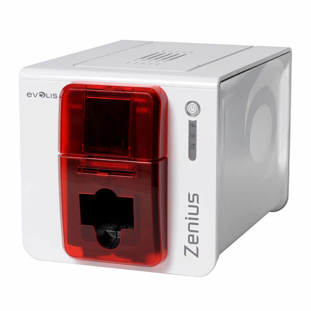 Принтер пластиковых карт Evolis Zenius (Classic, USB, Огненно-красный, ZN1U0000RS) от компании MetSnab - фото 1