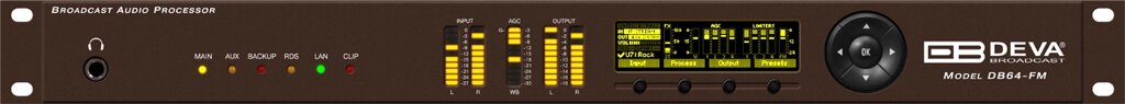 Профессиональное сценическое и аудиооборудование DEVA Broadcast DB64-FM FM процессор от компании MetSnab - фото 1