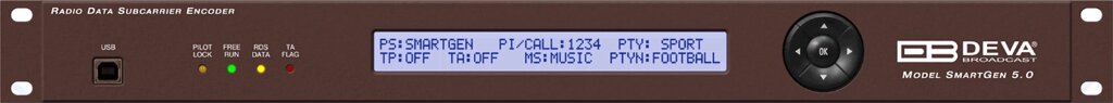Профессиональное сценическое и аудиооборудование DEVA Broadcast SmartGen 5 RDS кодер от компании MetSnab - фото 1