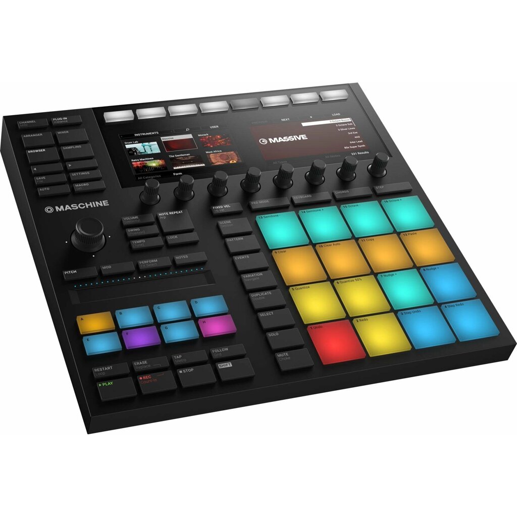 Программно аппаратное решение для студии Native Instruments Maschine MK3 Black от компании MetSnab - фото 1