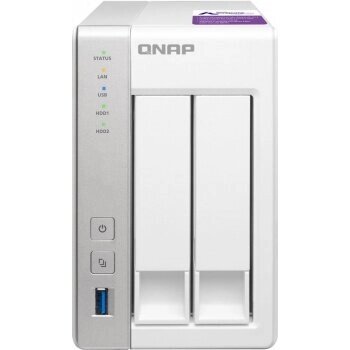 QNAP TS-231P2-1G, 2xHDD SATA-lII, 2x10/100/1000Mbps от компании MetSnab - фото 1