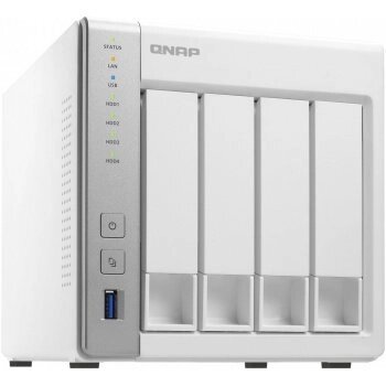 QNAP TS-431P, 4xHDD SATA-lII, 2x10/100/1000Mbps от компании MetSnab - фото 1