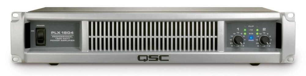 QSC PLX1804 Усилитель 2-канальный, 2х600Вт/8Ом, 2х900Вт/4Ом, 20Hz - 20kHz, 5,9кг, 2U от компании MetSnab - фото 1