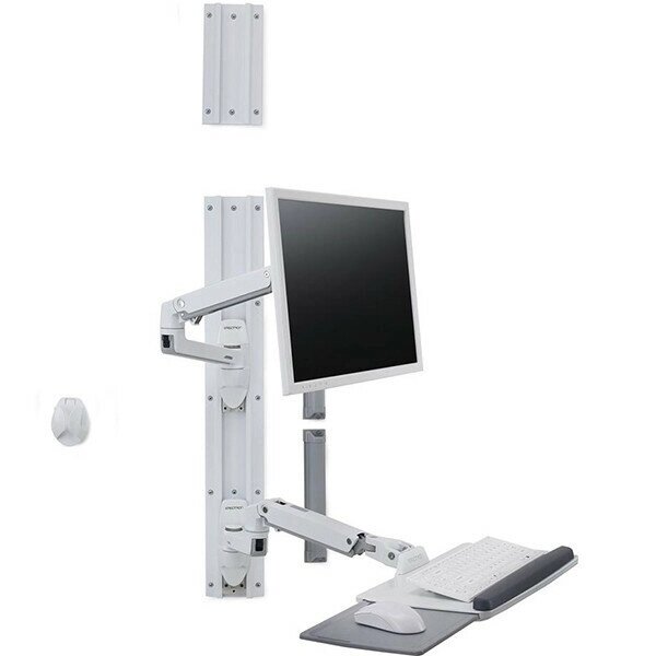 Рабочее место Ergotron 45-551-216, LX Wall Mount System от компании MetSnab - фото 1