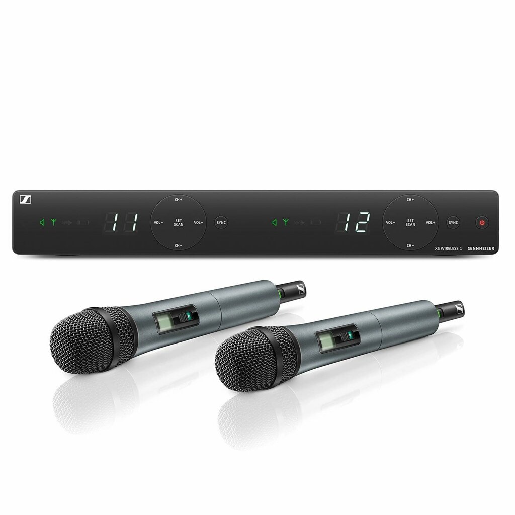 Радиосистемы с ручным микрофоном Sennheiser XSW 1-825 DUAL-B от компании MetSnab - фото 1