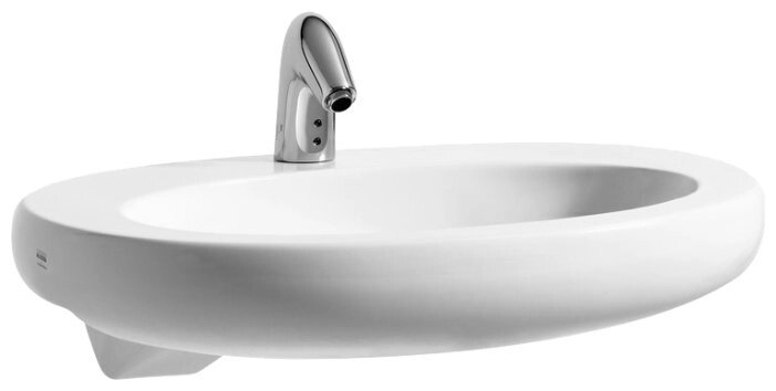 Раковина полувстраиваемая Laufen IL Bagno Alessi 75x50 8.1397.2.400.104.1 от компании MetSnab - фото 1