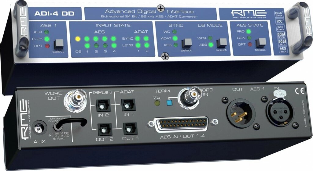 RME ADI-4 DD 4-канальный АЦ/ЦА конвертер от компании MetSnab - фото 1