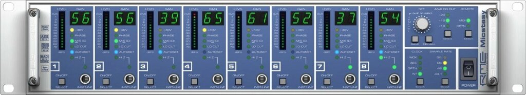 RME Micstasy микрофонно-инструментальный предусилитель от компании MetSnab - фото 1