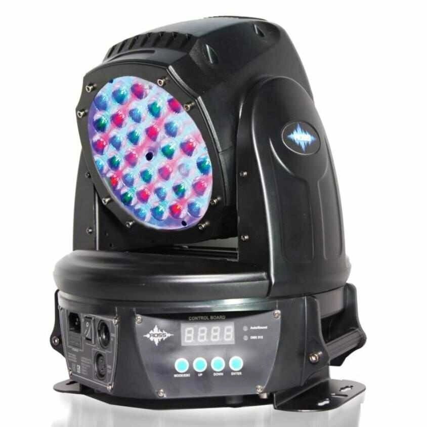 Ross Mobi Led Wash Zoom RGB 36x5W Вращающаяся голова светодиодная RGB 36x5 Вт от компании MetSnab - фото 1