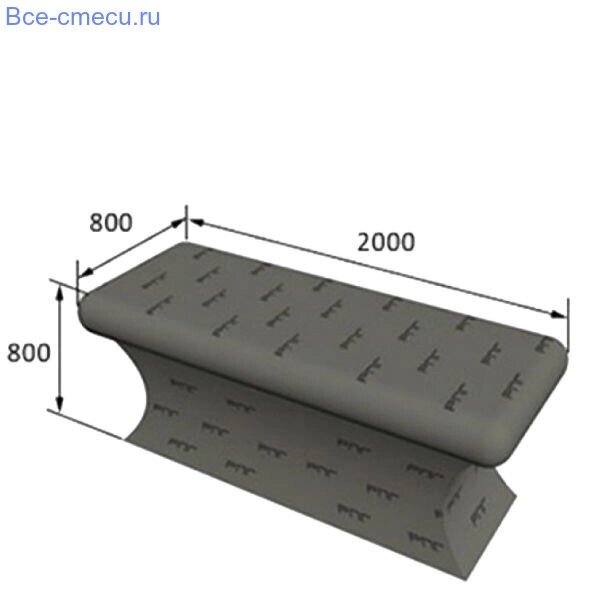 Ruspanel изделия из 3D полистирола (стол массажный) от компании MetSnab - фото 1