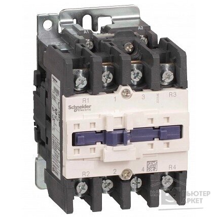 Schneider-electric LC1D65008E7 контактор D 4Р 2 но + 2 НЗ , AC1 80 A, 48V 50 60 ГЦ, зажим под винт от компании MetSnab - фото 1