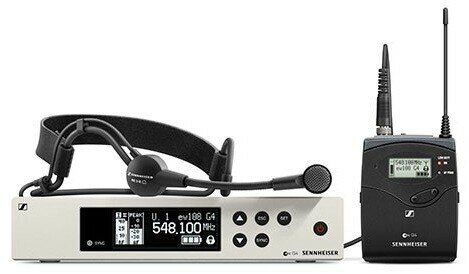 Sennheiser EW 100 G4-ME3-G головная радиосистема серии G4 Evolution 100 UHF (566-608 МГц) от компании MetSnab - фото 1