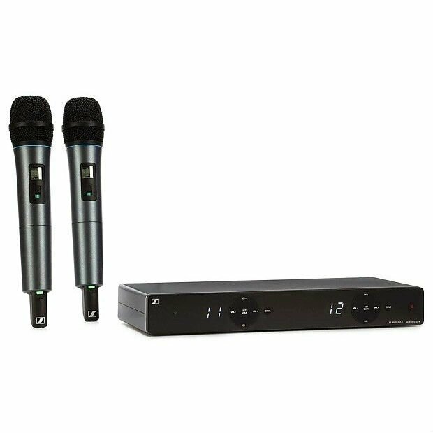 Sennheiser XSW 1-825 DUAL-A двойная вокальная радиосистема с двумя ручными передатчиками от компании MetSnab - фото 1