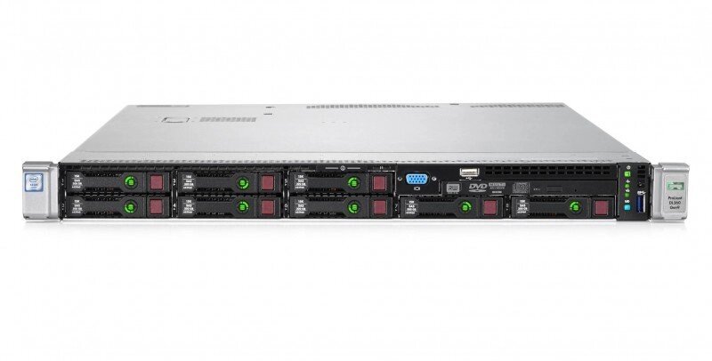 Сервер 755262-B21 HPE ProLiant DL360 Gen9 Rack (1U)/E5-2630v3/1x16GbR2D_2133/P440ar от компании MetSnab - фото 1