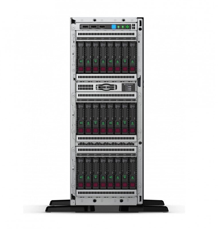 Сервер 877621-421 HPE ProLiant ML350 Gen10 Xeon8C Silver 4110 Tower (4U)/16Gb/P408i-a/SFF от компании MetSnab - фото 1