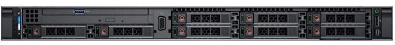 Сервер Dell PowerEdge R640 (up to 8x2.5quot;, 3 PCIE), 2*Gold 5222 (3.80GHz, 16.5M, 10.40GT/s, 4C, Turbo, 105W), 64GB от компании MetSnab - фото 1