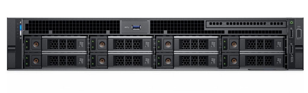 Сервер DELL PowerEdge R740 8 LFF/ 2x4214R/ 2x16Gb RDIMM 2933 /1 x 1.2 TB 10K 12 SAS/730P+ Low Profile от компании MetSnab - фото 1