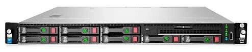 Сервер HP Proliant DL160 Gen9, 1(up2)x E5-2609v3 6C 1.9 GHz, DDR4-2133 1x8GB-R, B140i/ZM (RAID 1+0/5/5+0) 1x1TB SATA (4 от компании MetSnab - фото 1