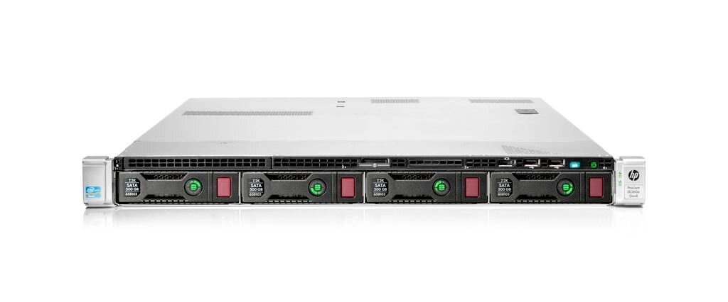 Сервер - HP ProLiant DL360e Gen8 4 LFF Configure-to-order Server 4x4 ddr3, no hdd, 2x E5-2450L , 661190-B21 от компании MetSnab - фото 1