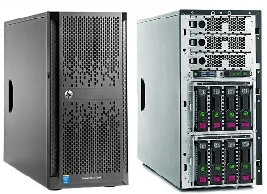 Сервер HP Proliant ML150 Gen9, 1(up2)x E5-2603v4 6C 1.7GHz, 1x8GB-R DDR4-2400T, B140i/ZM (RAID 1+0/5/5+0) noHDD (4/10 от компании MetSnab - фото 1