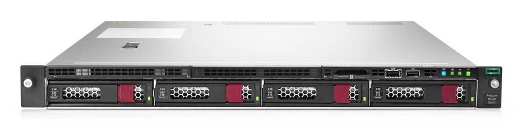 Сервер HPE Proliant DL160 Gen10, 1(up2)x 3204 Xeon-B 6C 1.9GHz, 1x16GB-R DDR4, S100i/ZM (RAID 0,1,5,10) noHDD (4 LFF от компании MetSnab - фото 1