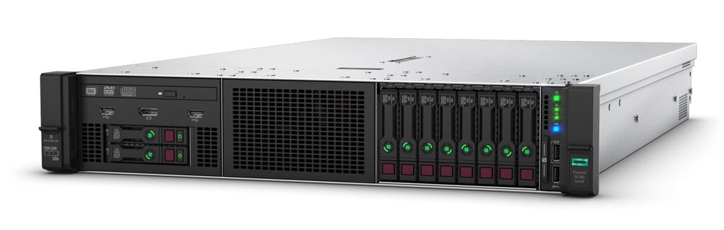 Сервер HPE Proliant DL180 Gen10, 1(up2)x 4208 Xeon-S 8C 2.1GHz, 1x16GB-R DDR4, S100i/ZM (RAID 0,1,5,10) noHDD (8 SFF от компании MetSnab - фото 1