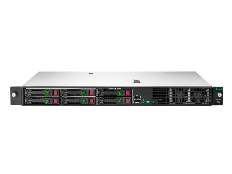 Сервер HPE Proliant DL20 Gen10, 1x Intel Xeon E-2236 6C 3.4GHz, 1x16GB-U DDR4, S100i/ZM (RAID 0,1,5,10) noHDD (4/6 SFF от компании MetSnab - фото 1